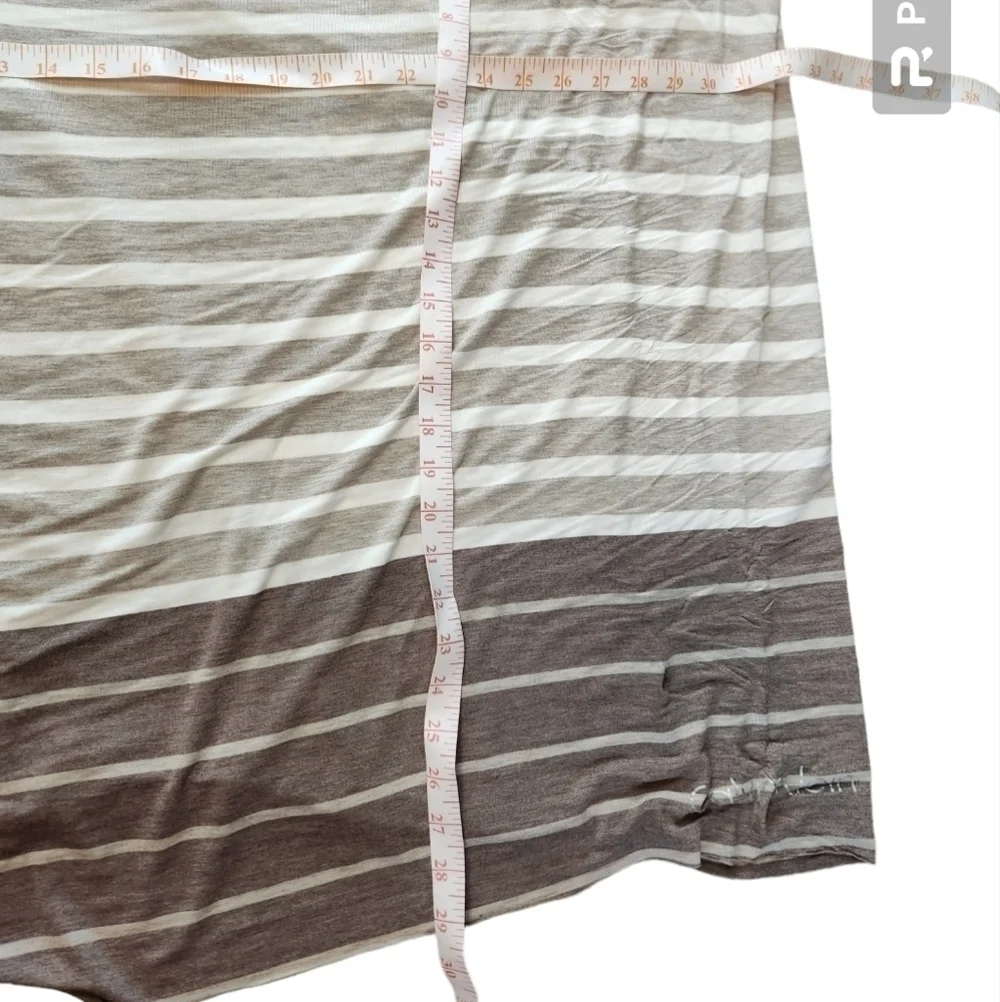 Calvin Klein Striped Infinity Scarf